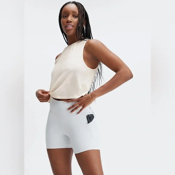 Fabletics Dry-Flex Muscle Tank Sz L in Cream - Picture 2 of 7